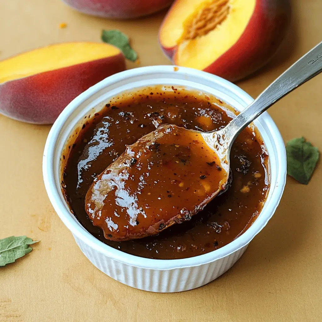 Transform your grilling with this delightful Maple Peach Barbecue Sauce! Bursting with sweet peach flavor and a hint of maple, it’s perfect for slathering on ribs, chicken, or veggies. Easy to make and packed with unique taste, this sauce will elevate your summer cookouts. Save this recipe for your next BBQ and impress your friends with something special!