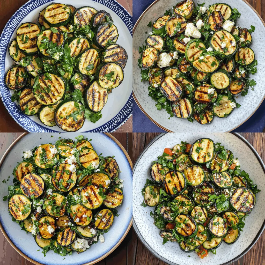 Brighten up your meal with this Mediterranean Style Grilled Zucchini Salad! Packed with fresh vegetables and a zesty lemon dressing, it’s perfect for BBQs or as a light side dish. The smoky flavor from grilled zucchini pairs beautifully with cherry tomatoes and feta cheese. Save this recipe to impress your guests at your next gathering or to enjoy a delicious, healthy lunch!