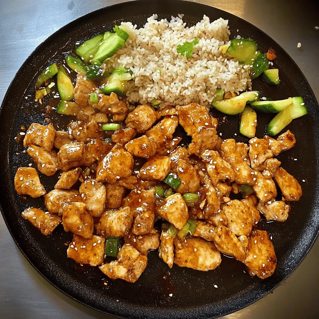 Bring the taste of a hibachi grill to your kitchen with this Blackstone Hibachi Chicken recipe! Juicy chicken marinated in soy sauce, garlic, and ginger, cooked to perfection on a griddle. Perfect for a family dinner or a fun weekend gathering. Save this easy recipe for your next cooking adventure and enjoy delectable flavors everyone will love!