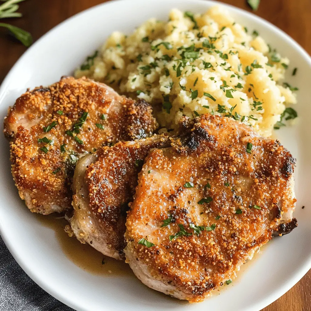 Transform dinner with these delicious Blackstone Parmesan Crusted Pork Chops! This recipe features juicy pork chops coated in a flavorful blend of Parmesan and herbs for a crispy, golden crust. Perfect for weeknight meals or weekend gatherings, these chops are sure to impress. Save this pin for a tasty dinner idea that everyone will love!