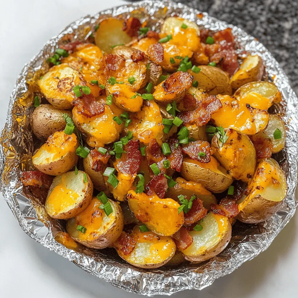 Get ready for a mouthwatering side dish that everyone will love! These Cheddar Bacon BBQ Grilled Potatoes are packed with flavor, featuring crispy bacon, gooey cheese, and a smoky BBQ twist. Perfect for summer cookouts or family dinners, they’ll have your guests asking for seconds. Don’t forget to save this recipe for your next backyard grilling adventure!