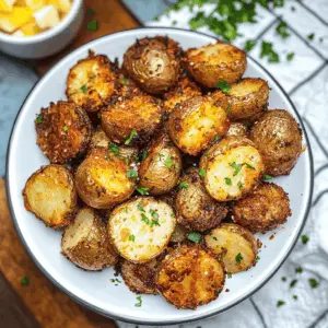 Looking for a quick and easy side dish? These Crispy Air Fryer Potatoes are the perfect answer! With their golden, crunchy exterior and fluffy inside, they will impress everyone at your table. Plus, they only take a fraction of the time compared to traditional frying! Save this recipe for your next family dinner or gathering, and enjoy a deliciously simple treat.