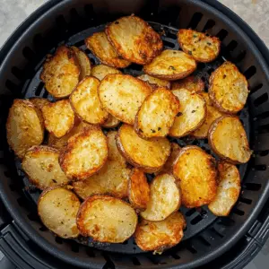 Crispy Sliced Potatoes in the Air Fryer are your new go-to snack! These perfectly seasoned, golden-brown slices are not only easy to make but also packed with potato goodness that everyone loves. Perfect for movie nights or as a side dish, be sure to save this simple recipe for a satisfying crunch whenever you need it.