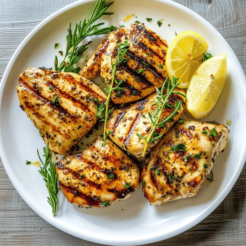 Bite into the juicy, zesty goodness of this Grilled Lemon Chicken! Perfectly marinated in lemon, garlic, and herbs, this dish offers a bright flavor that elevates any meal. Whether it's a summer BBQ, a weeknight dinner, or a picnic in the park, save this recipe to impress your family and friends with a deliciously fresh dinner option!
