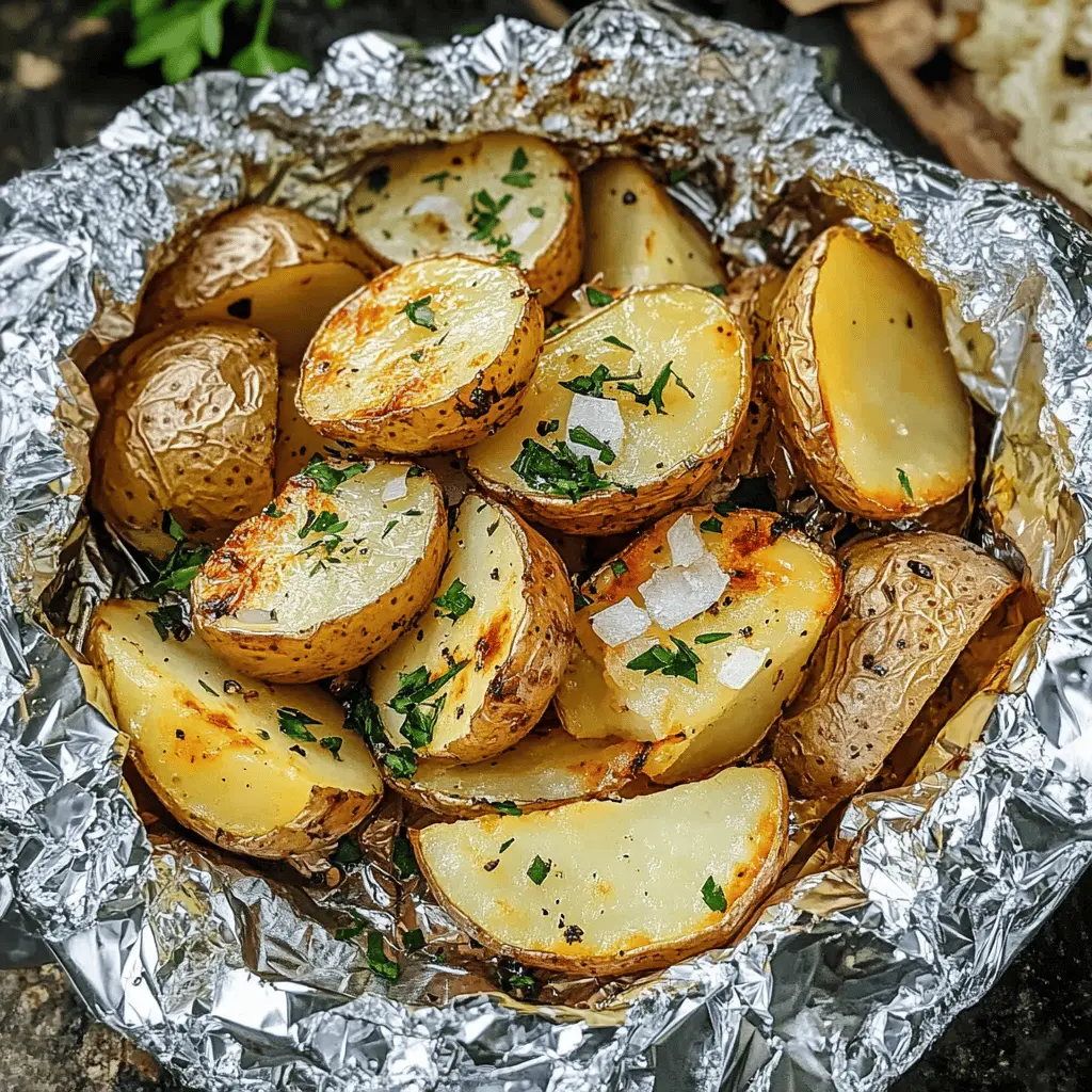 Transform your grilling experience with these easy and flavorful Grilled Potatoes in Foil! Tender potatoes mixed with herbs and spices create a delicious side dish perfect for barbecues or cozy family dinners. Save this recipe for your next cookout and treat your friends and family to a dish that’s bursting with flavor!