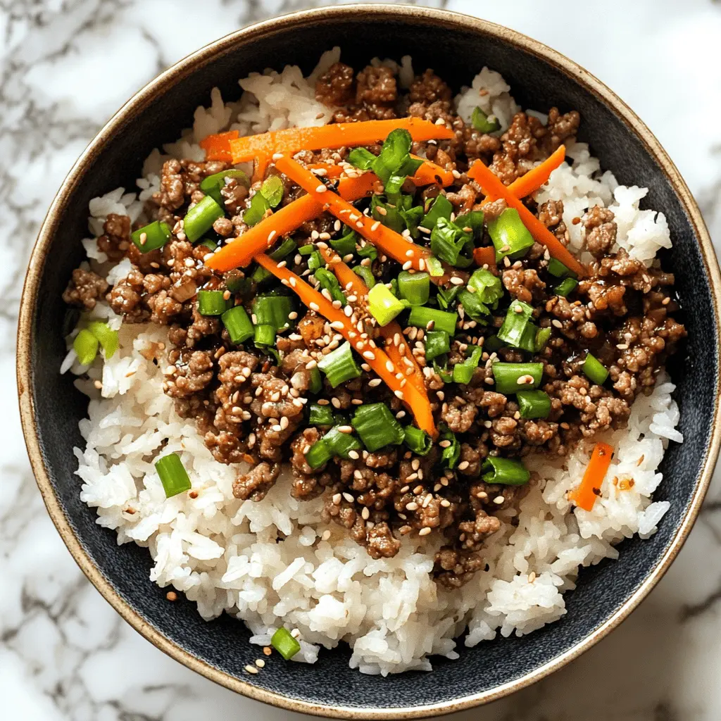 Get ready for a delicious twist on your weeknight dinner with these Ground Beef Teriyaki Rice Bowls! Made with tender ground beef, vibrant veggies, and coated in a sweet teriyaki sauce, this easy recipe promises a burst of flavor in every bite. Perfect for quick meals or meal prep, be sure to save this pin for your next family dinner!