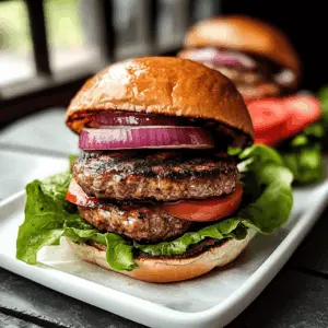 Turn up your grill for these juicy turkey burgers that are packed with flavor! Made with fresh herbs and spices, these burgers are a healthier twist on the classic. Perfect for summer barbecues or weeknight dinners. Don't forget to save this recipe for your next cookout! Your friends and family will love them!