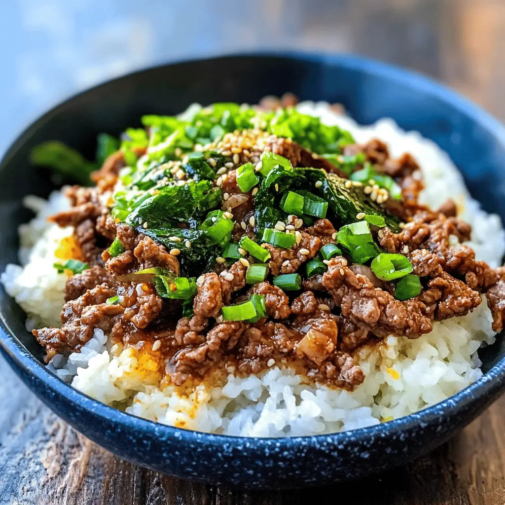 This Korean Beef Recipe brings vibrant flavors right to your kitchen! With tender beef marinated in a zesty mix of soy sauce, garlic, and sesame oil, it’s perfect for a quick weeknight dinner. Serve it over rice or noodles, and enjoy the delicious taste that captures the essence of Korean cuisine. Save this recipe to impress your family or friends at your next gathering!