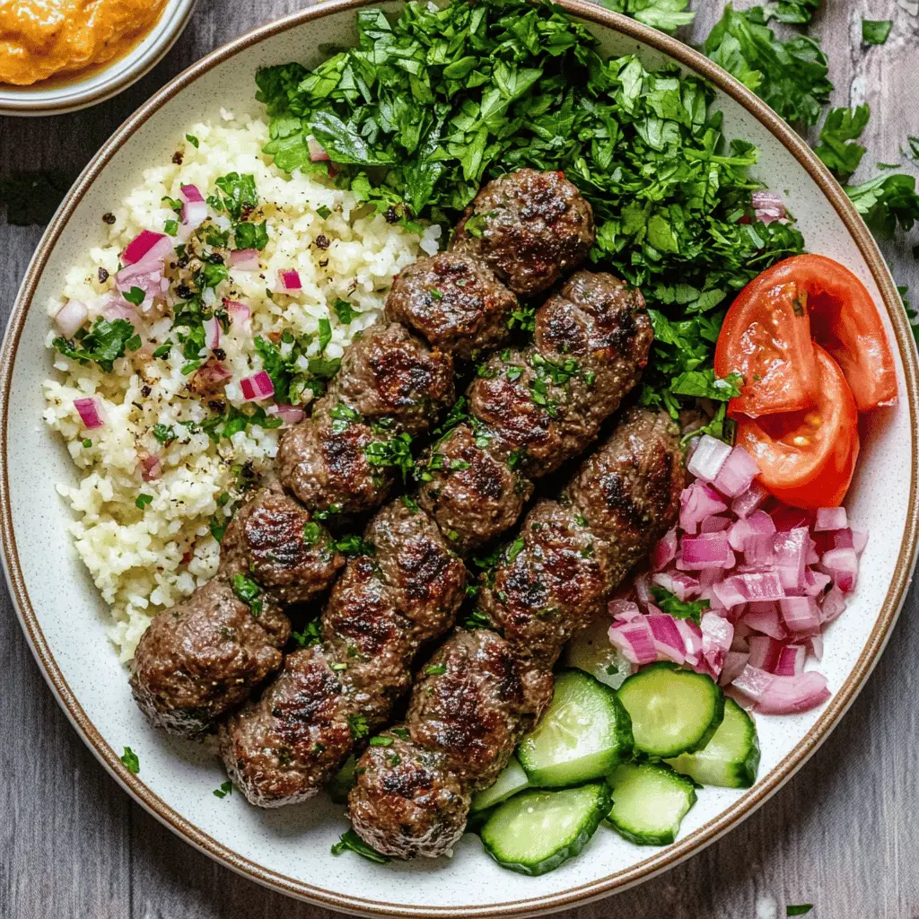 Bring the flavors of Lebanon to your table with this easy Kafta recipe made with either beef or lamb! Juicy, spiced meat skewers are perfect for grilling, baking, or frying and can be served with a fresh salad or warm pita. Save this delicious recipe for your next family meal or outdoor cookout!