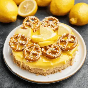 This Lemon Pretzel Dessert combines a crunchy pretzel crust with a creamy, tangy lemon filling for a perfect balance of flavors. The sweet and salty elements make it a unique treat that's ideal for gatherings or a refreshing summer dessert. Save this recipe for your next celebration or when you want to impress your friends and family!
