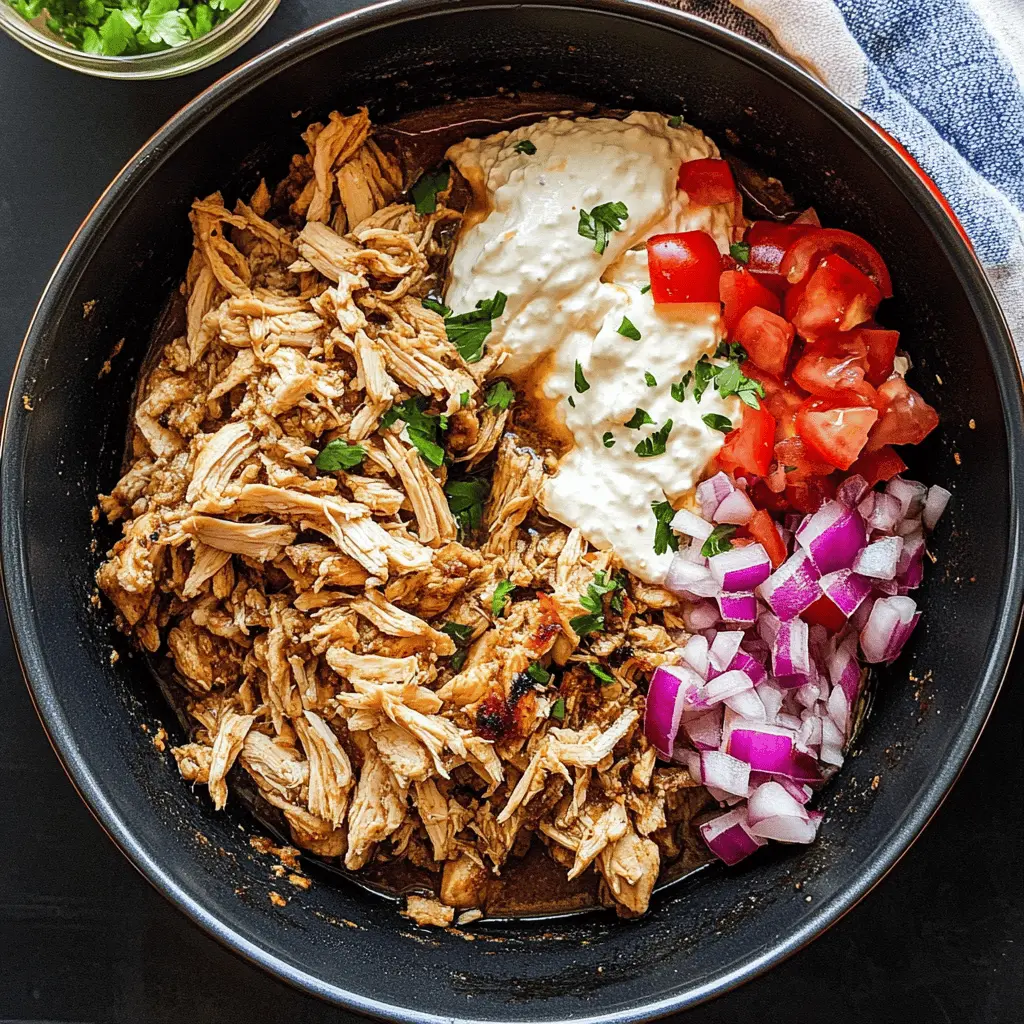 Transform your dinner routine with this easy Slow Cooker Chicken Shawarma recipe. Juicy, spiced chicken is mixed with warm flavors like garlic, cumin, and paprika, making it the perfect choice for wraps, salads, or rice bowls. Save this delicious recipe for a family gathering or meal prep to enjoy all week long!
