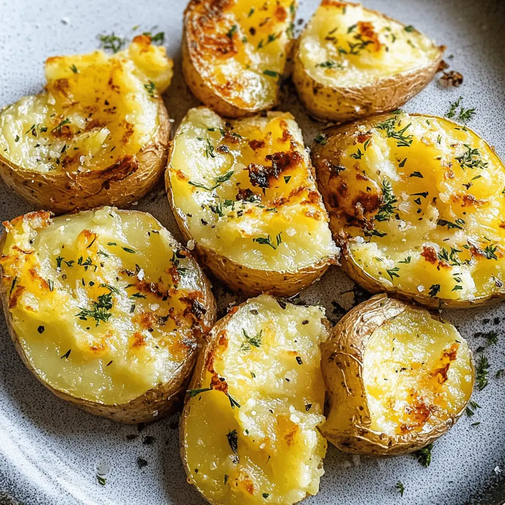 Get ready for the ultimate comfort food with these crispy smashed potatoes! Perfectly seasoned and golden brown, they are a delightful side dish for any meal. Made with just a few simple ingredients, these can elevate your weeknight dinners. Save this recipe for your next gathering or cozy dinner night!