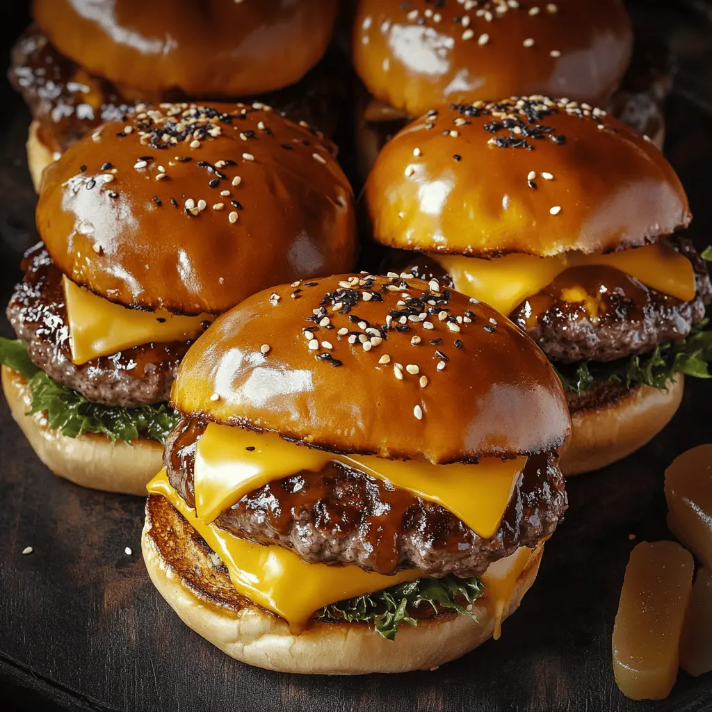 Get ready to try these Teriyaki Parmesan Burgers topped with gooey American cheese! These juicy burgers blend sweet and savory flavors for a mouthwatering experience. Perfect for BBQs or a cozy dinner night at home. Save this recipe and impress your friends and family with this unique twist on a classic favorite!