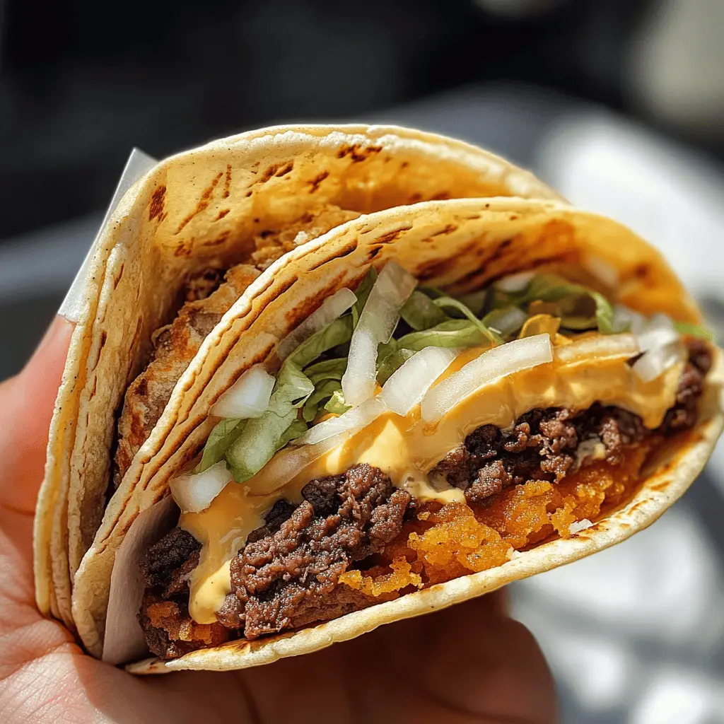 Easy Smash Burger Tacos Recipe