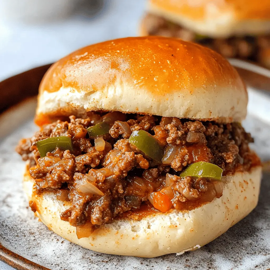 Easy Philly Cheesesteak Sloppy Joes Recipe