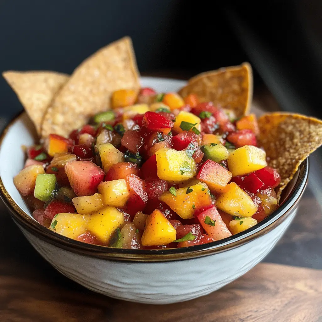 Easy Fruit Salsa With Cinnamon Chips Recipe