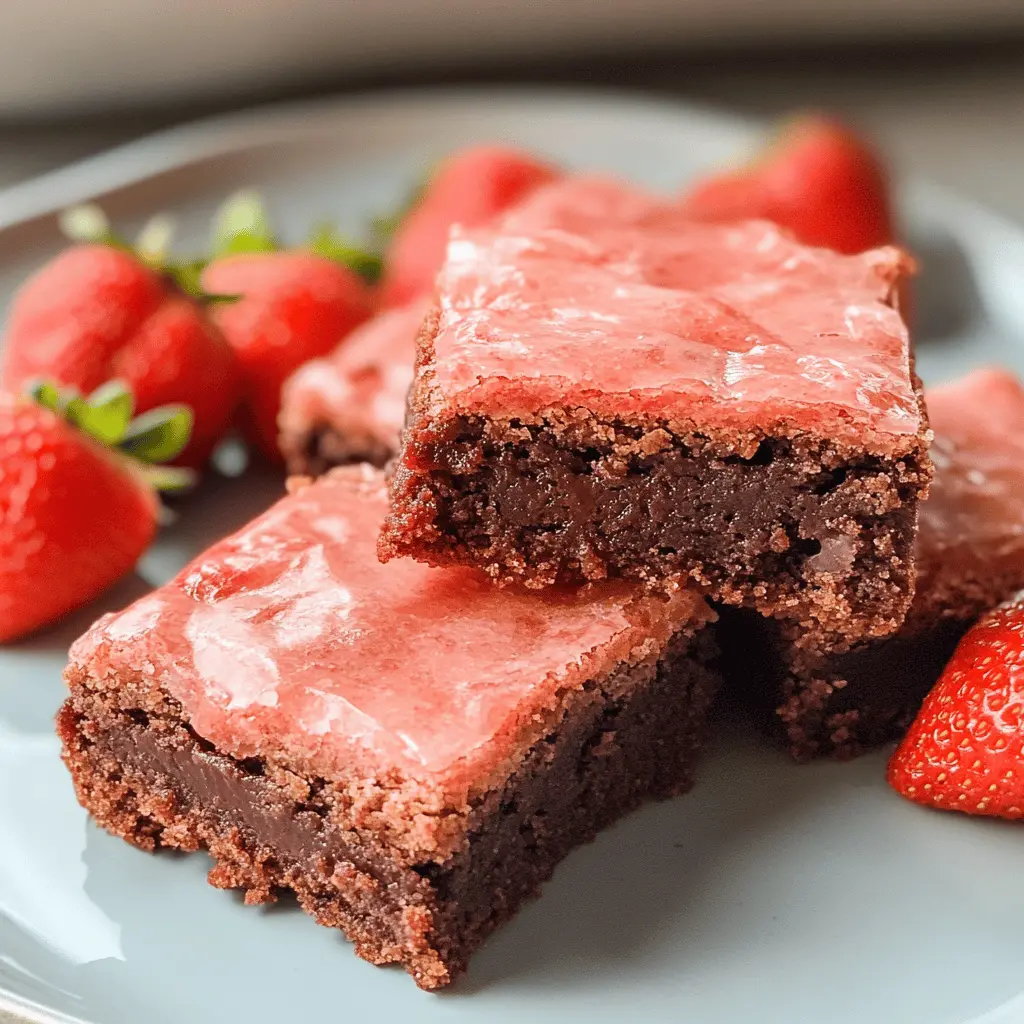 Easy Strawberry Brownies Recipe for Beginners