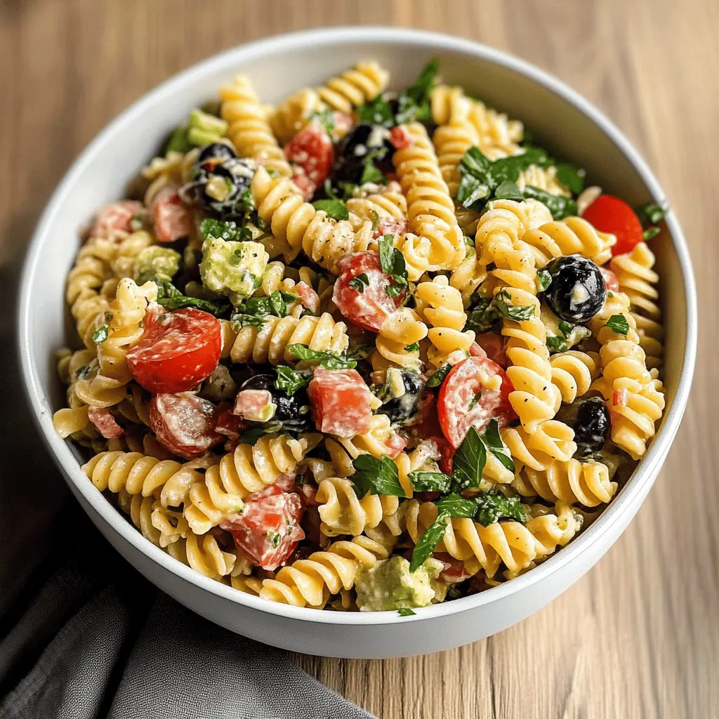 Easy High Protein Pasta Salad Recipe