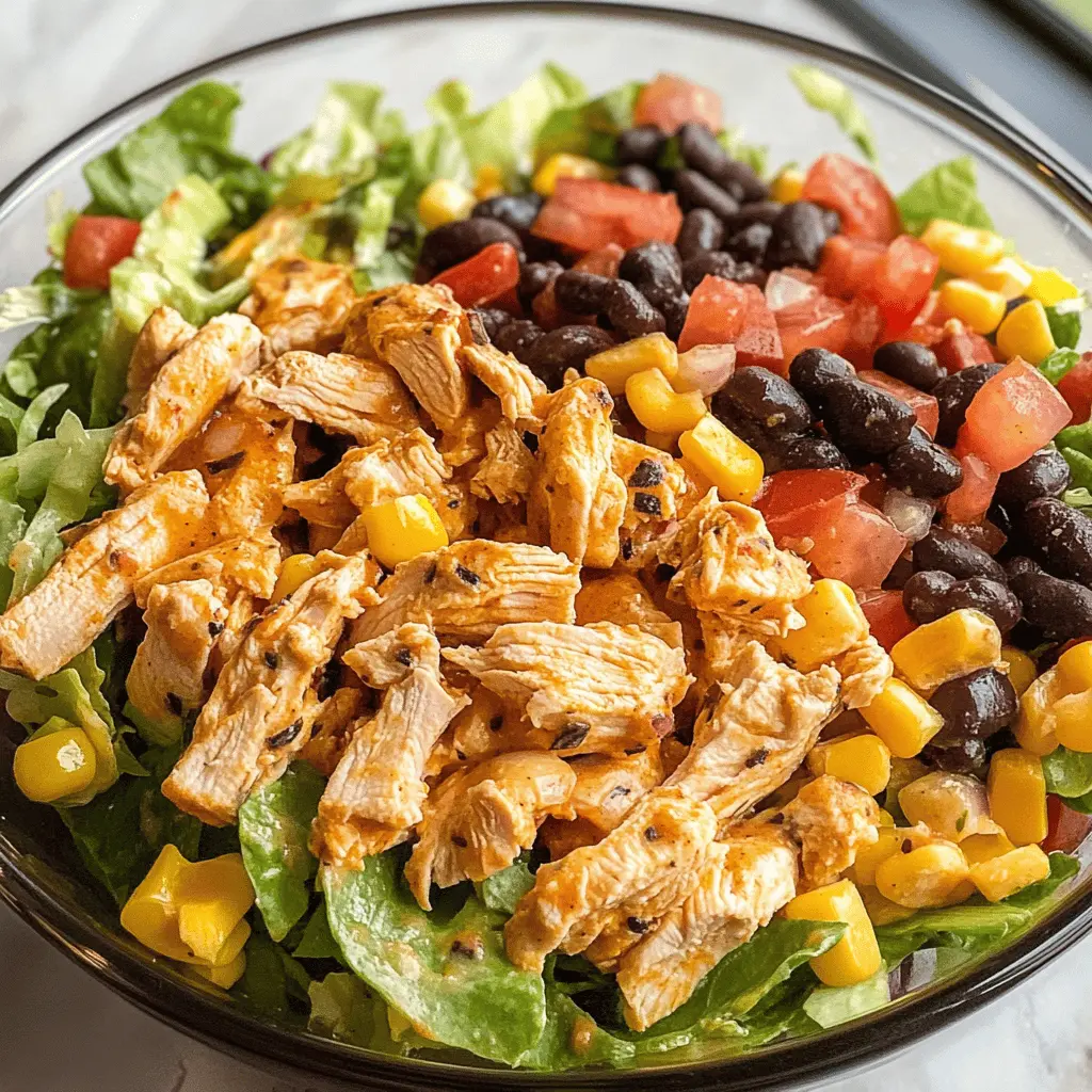Easy Southwest Chicken Salad Recipe