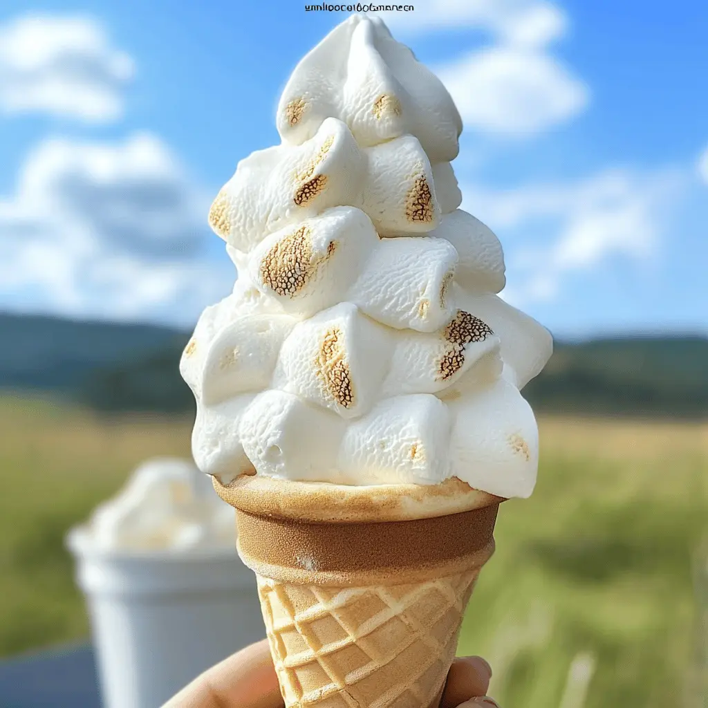 Easy Homemade Marshmallow Ice Cream Recipe