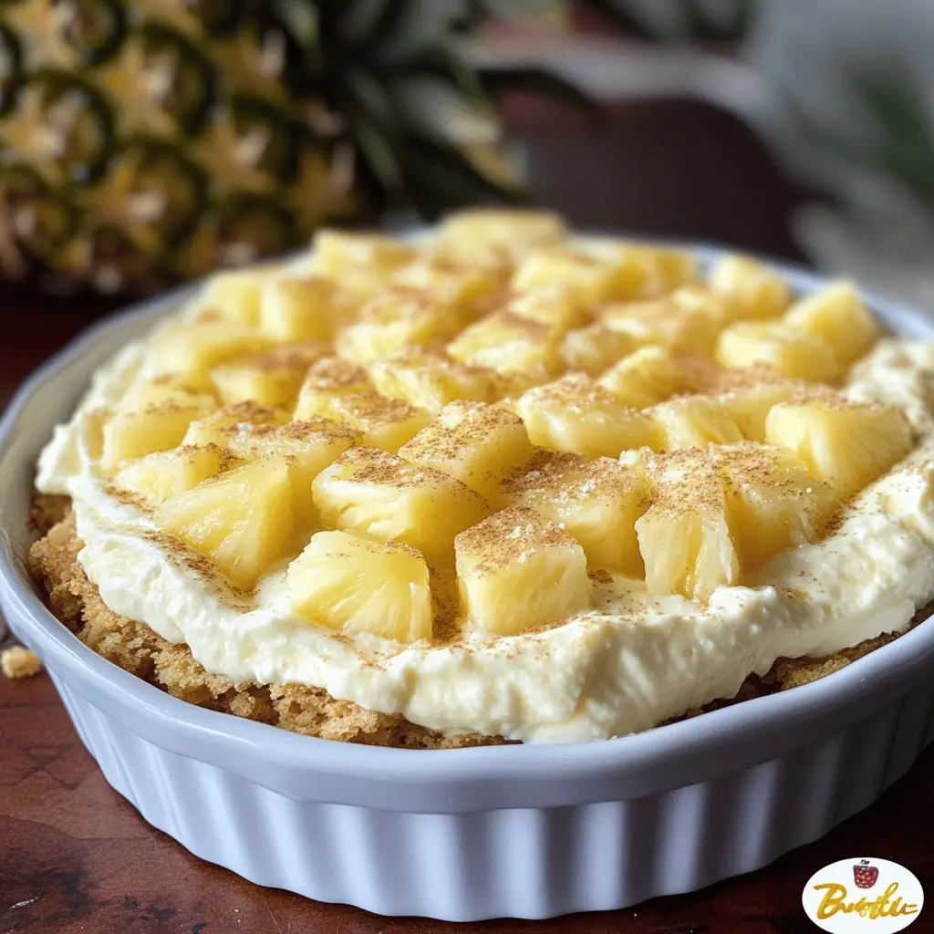 Easy Cheesecake Pineapple Dip Recipe