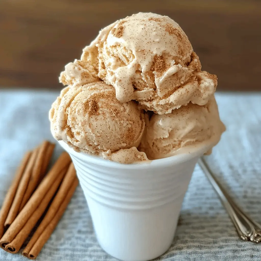 Creamy Brown Sugar Cinnamon Ice Cream Recipe