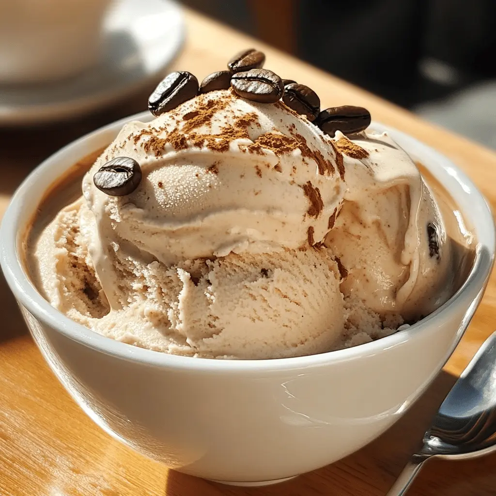 Easy Homemade Cappuccino Ice Cream Recipe
