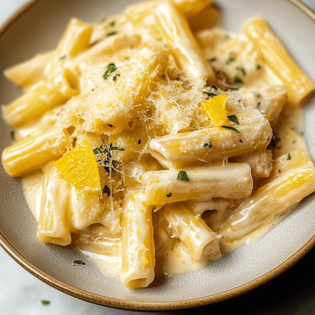 Easy Creamy Lemon Pasta Recipe