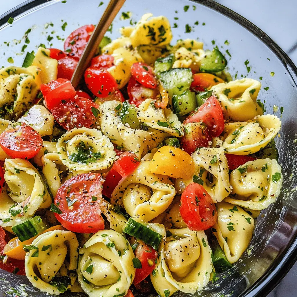 Easy Tortellini Pasta Salad Recipe