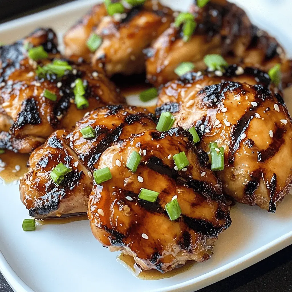Easy Grilled Hawaiian Teriyaki Chicken Recipe