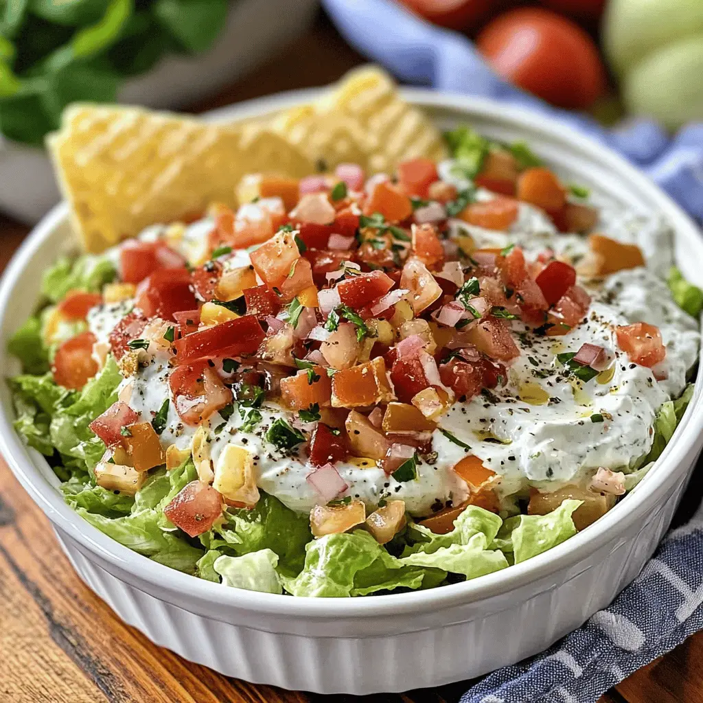 Easy Wedge Salad Dip Recipe for Parties