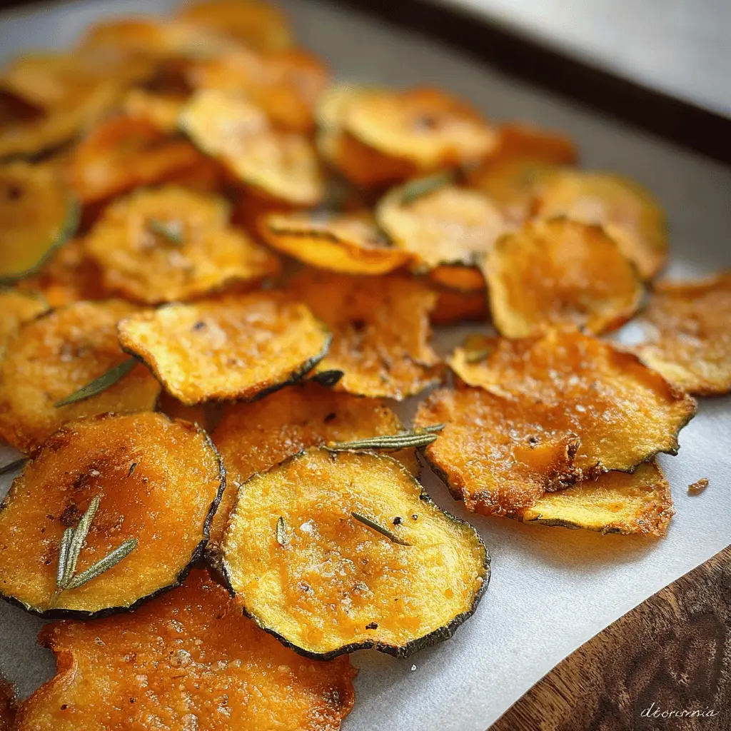 Easy Baked Zucchini Chips Recipe