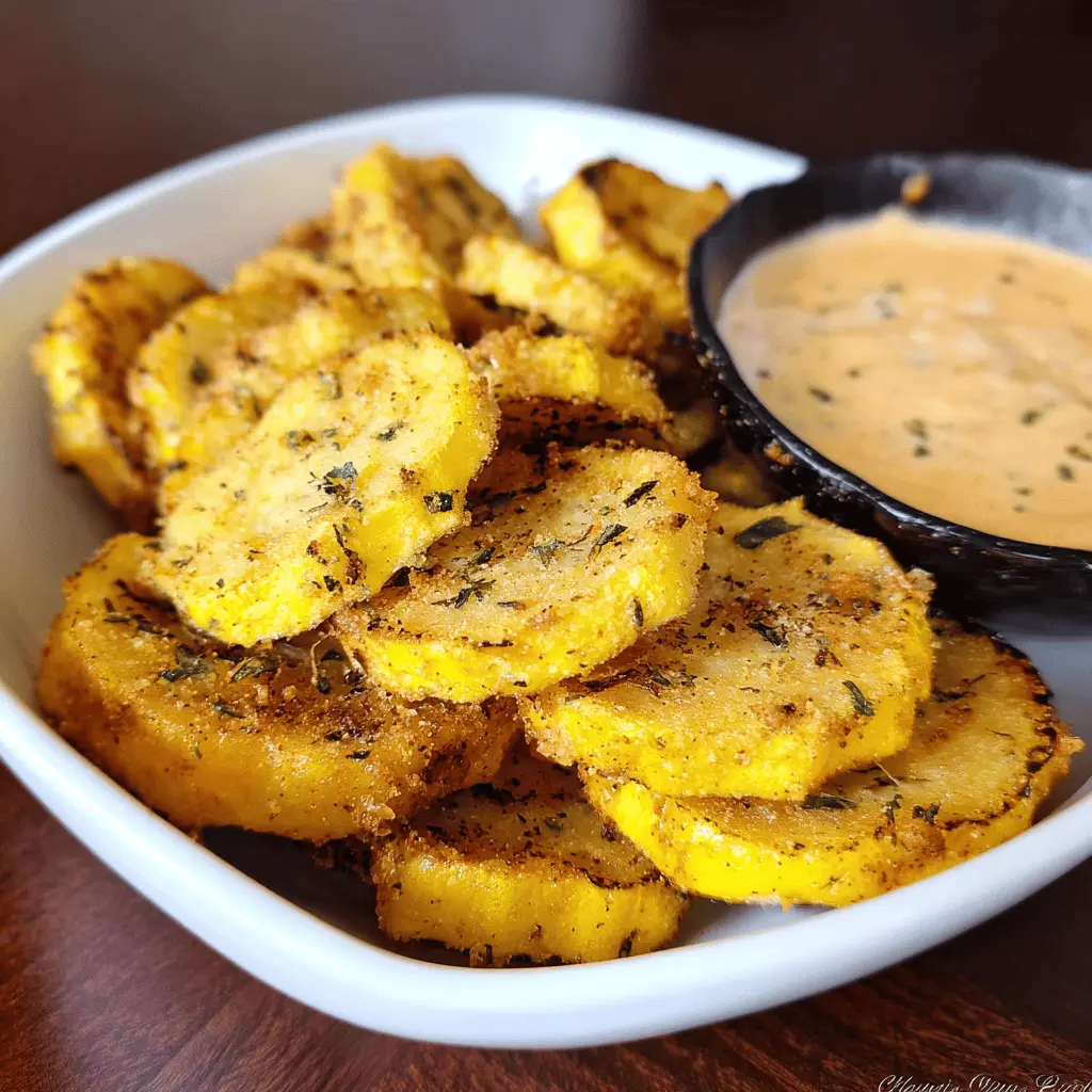 Crispy Air Fryer Yellow Squash Recipe