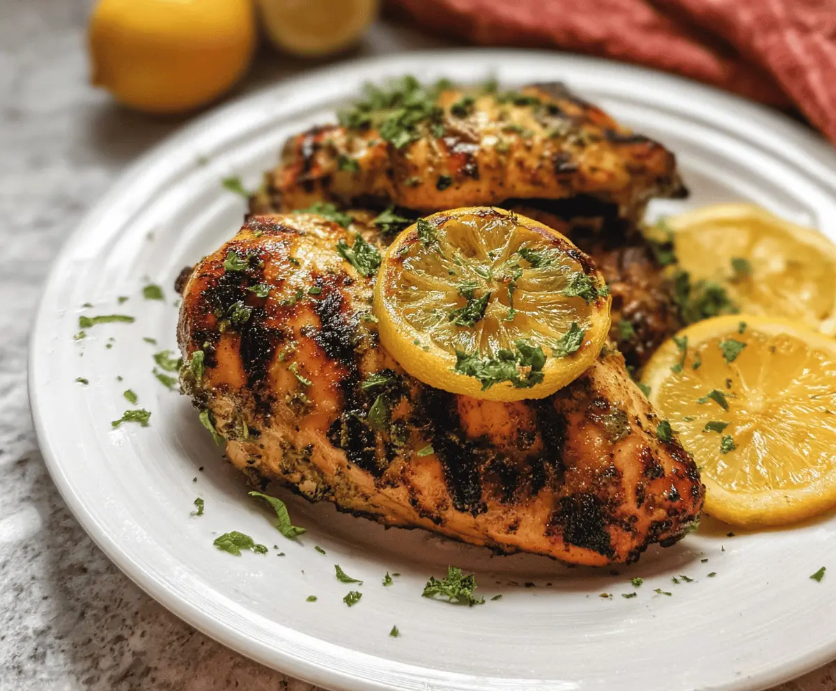 Easy Citrus Dijon Grilled Chicken Recipe