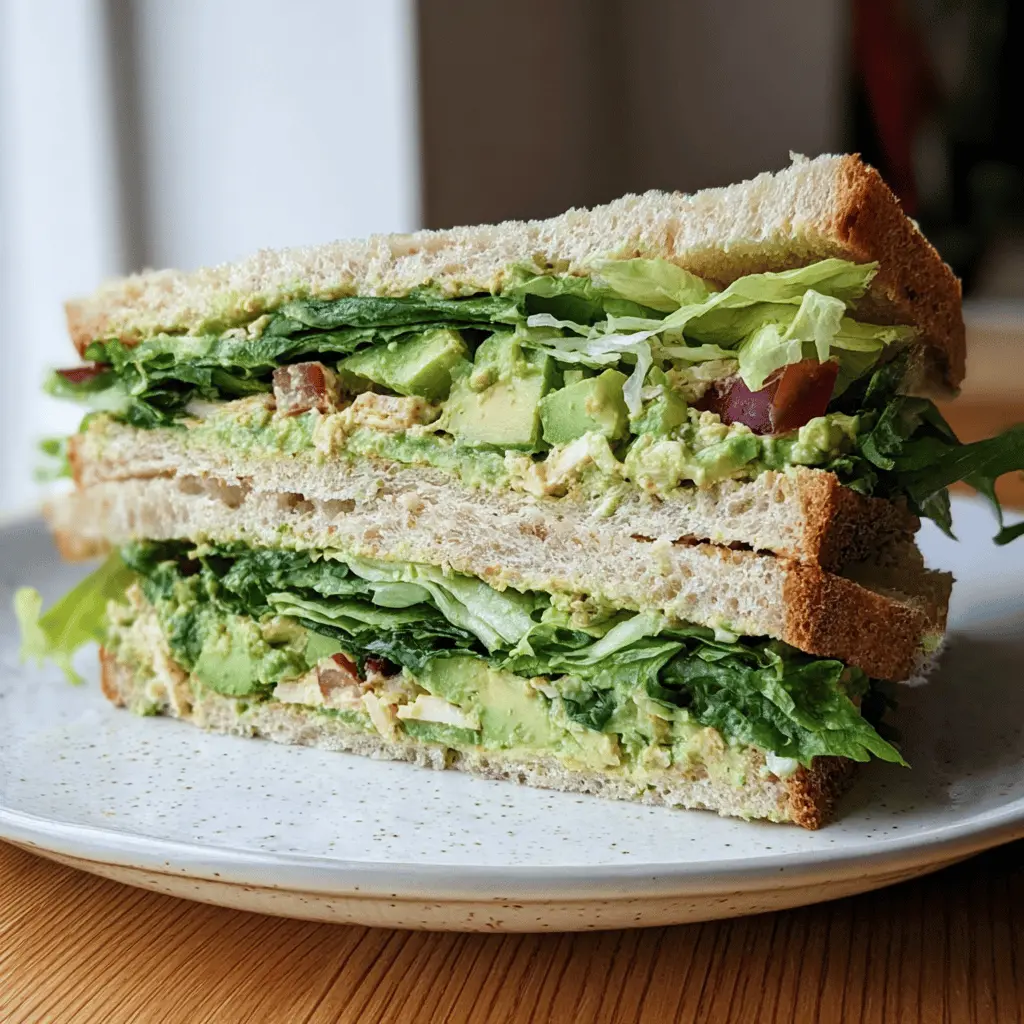 Easy Green Goddess Salad Sandwich Recipe