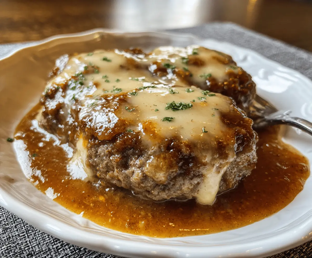 Easy Amish Hamburger Steak Bake Recipe
