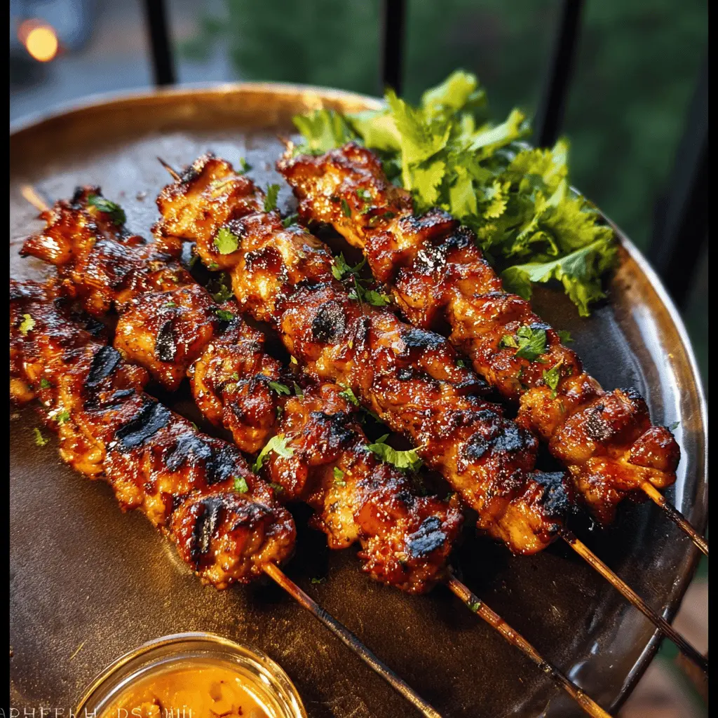 Easy Grilled Thai Chicken Skewers Recipe