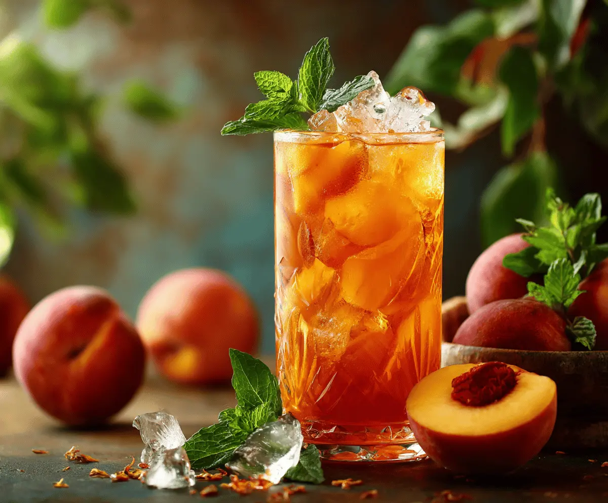 Peach Iced Tea
