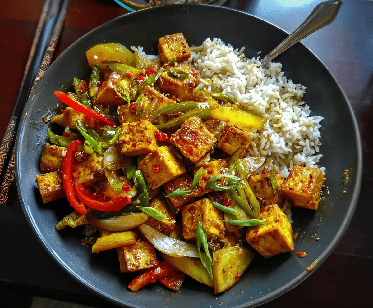 Tofu Stir-Fry with Vegetables