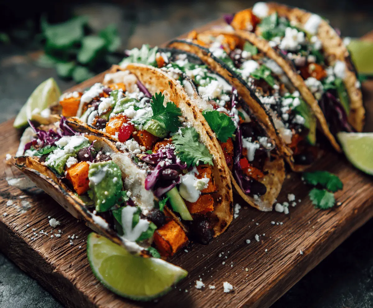 Sweet Potato and Black Bean Tacos