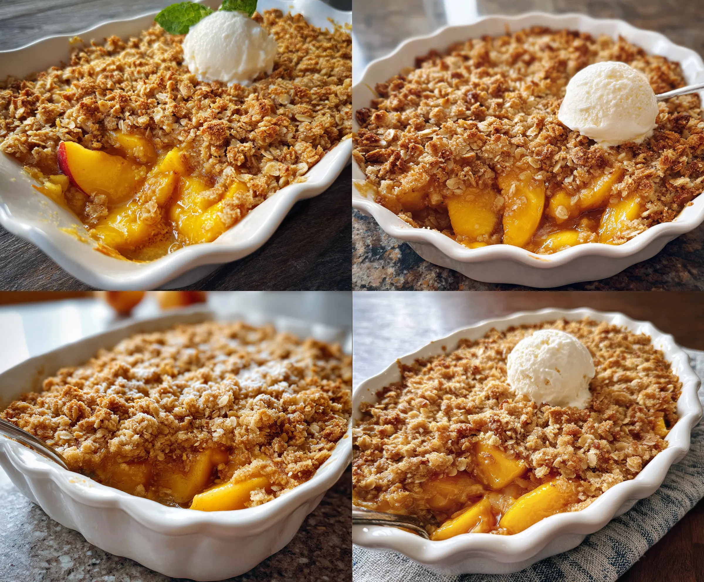 Easy Homemade Peach Crisp Recipe