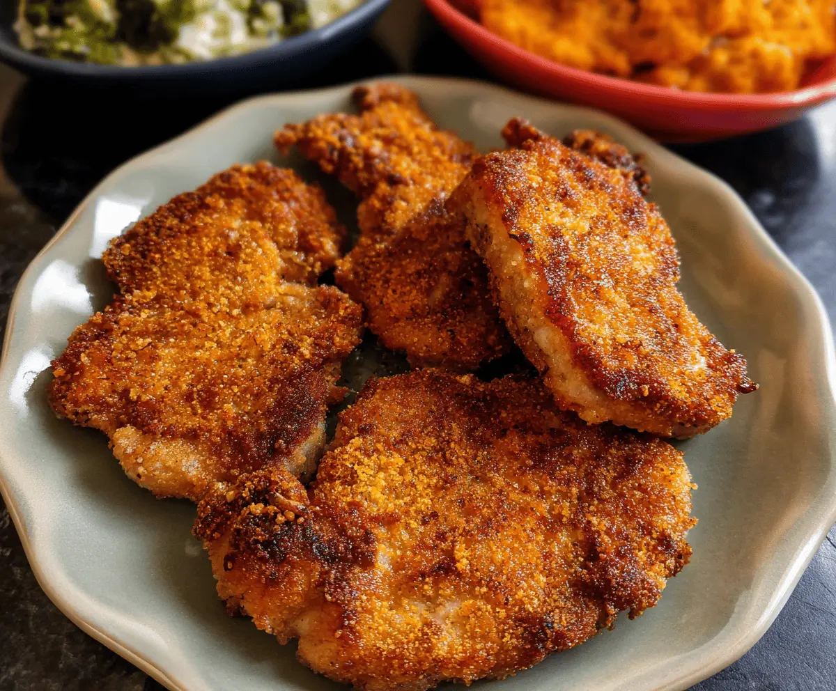Crispy Fried Pork Chops Recipe