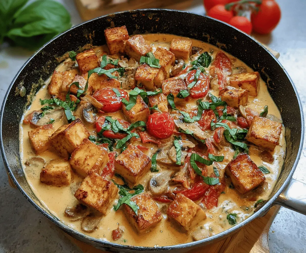 Creamy Marry Me Tofu – Easy, Delicious Vegan Meal