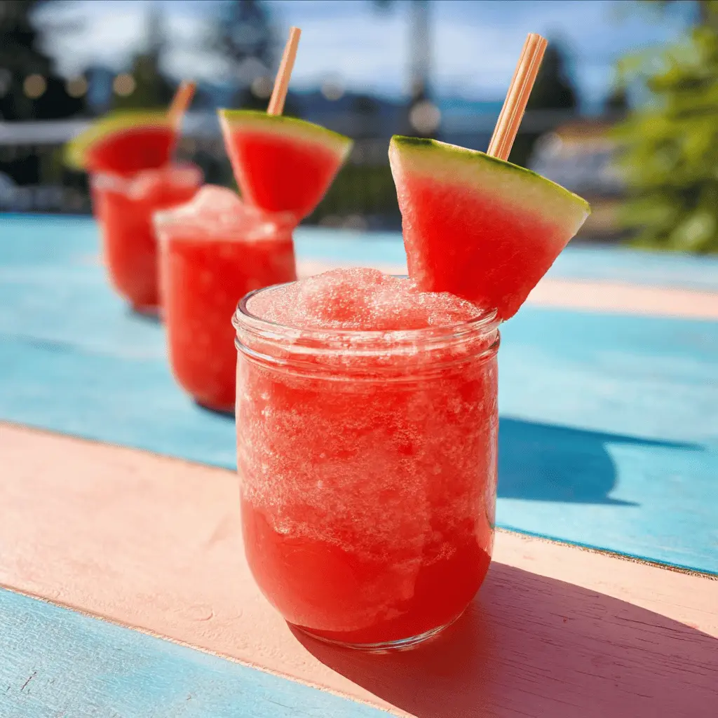 Refreshing Watermelon Vodka Slush Recipe