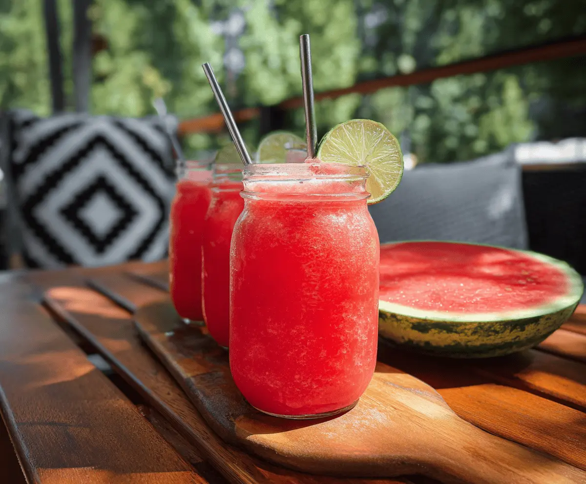 Refreshing Watermelon Slushie Recipe