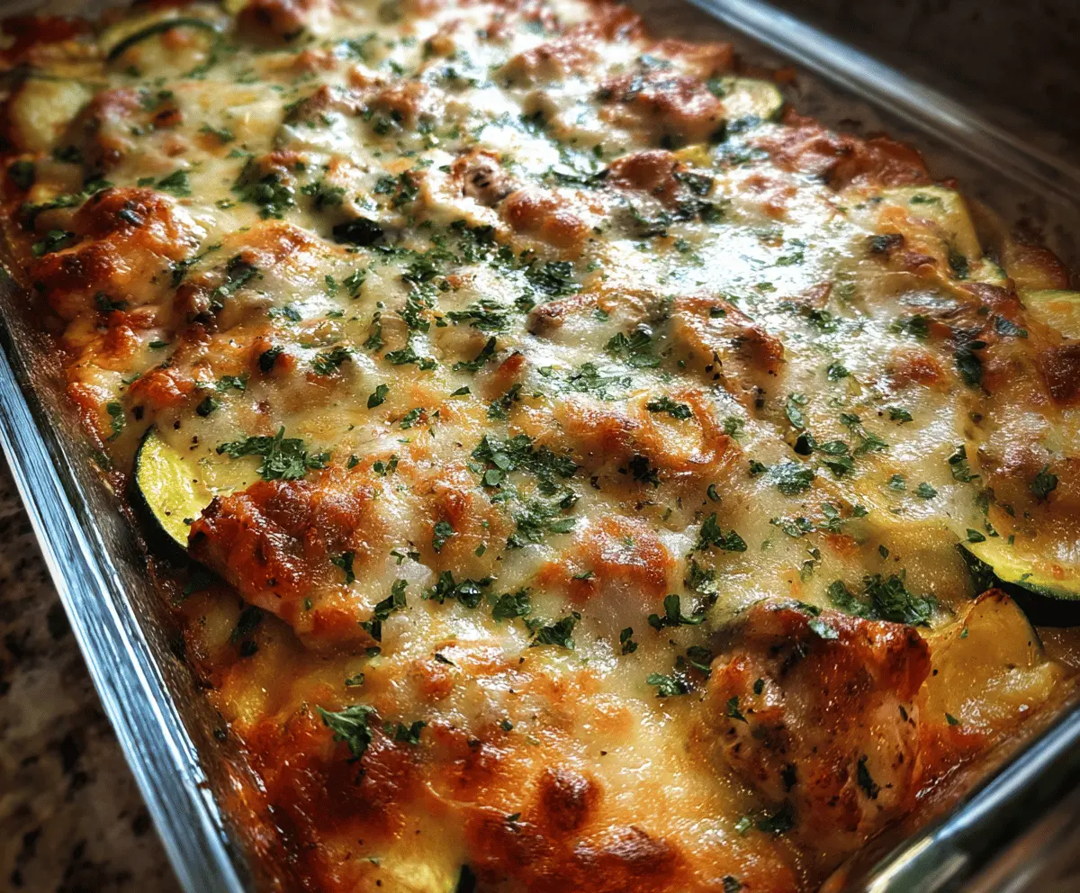 Easy Italian Chicken and Zucchini Bake Recipe