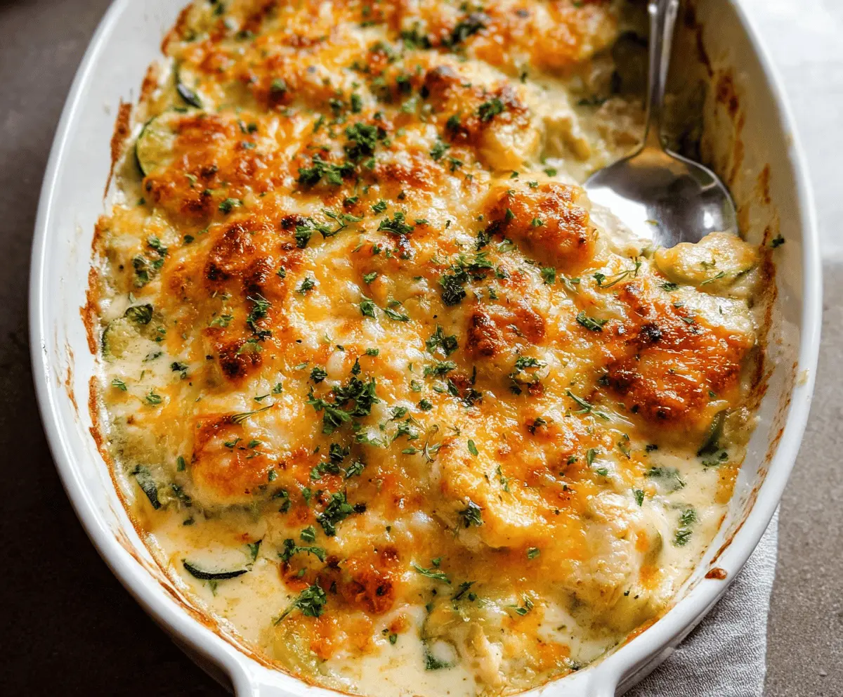 Easy Healthy Chicken Zucchini Casserole Recipe