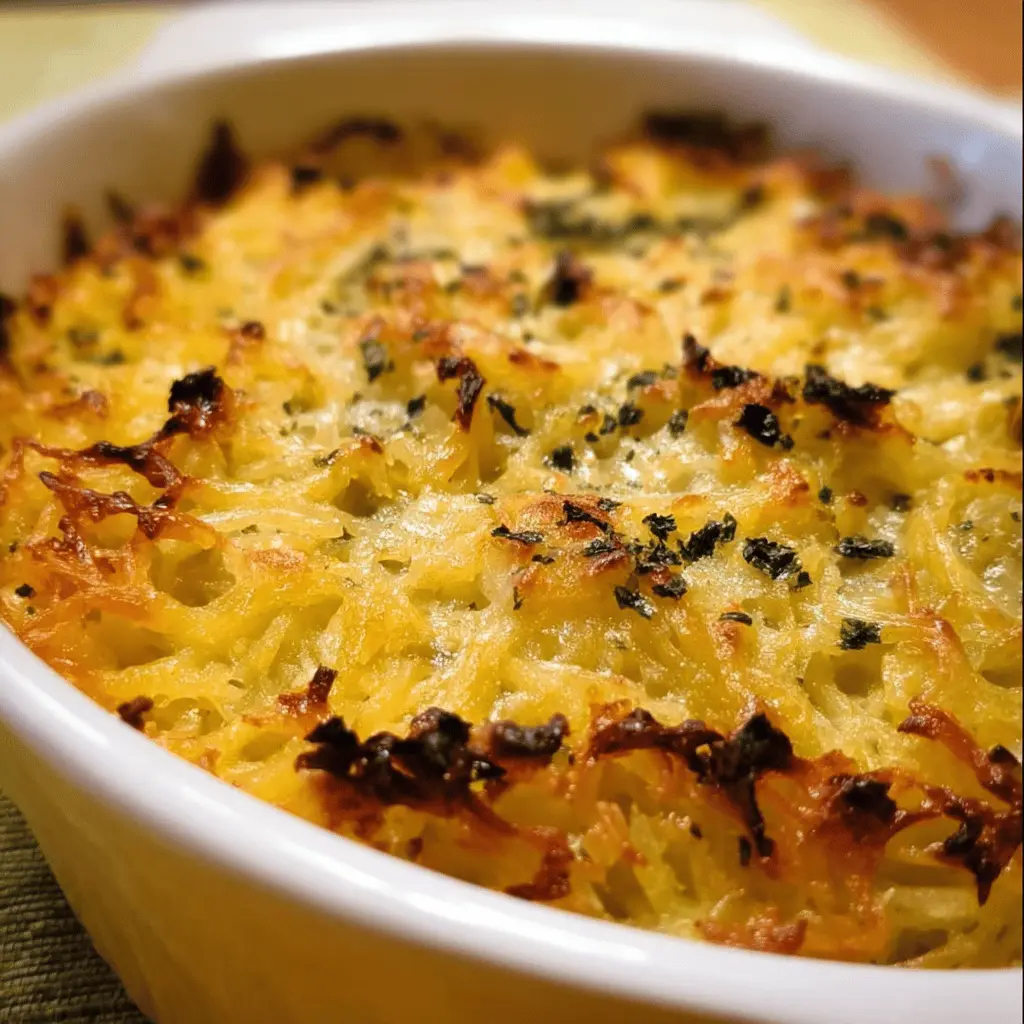 Healthy Spaghetti Squash Au Gratin Recipe