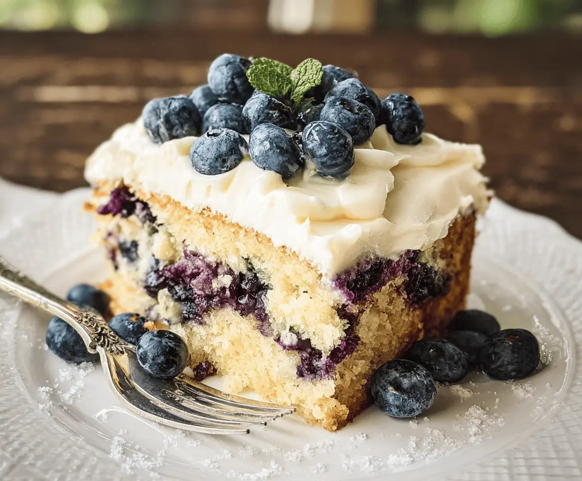 Moist Blueberry Zucchini Cake Recipe