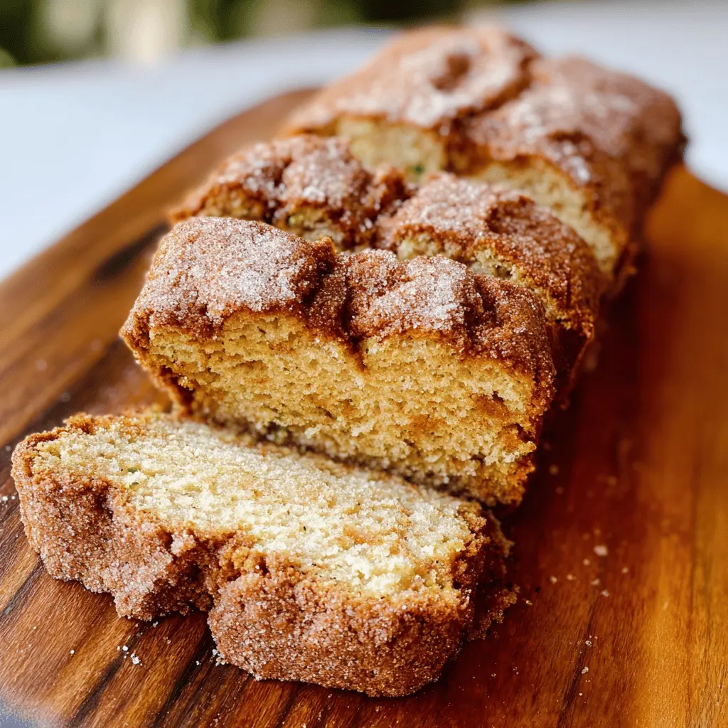 Moist Snickerdoodle Zucchini Bread Recipe